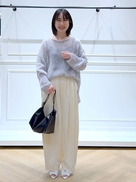 なかみさん(レディース・154cm)の春コーディネート