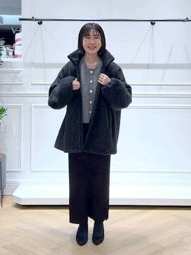 なかみさん（レディース・154cm）の冬コーディネート