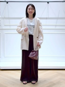 なかみさん(レディース・154cm)の夏コーディネート
