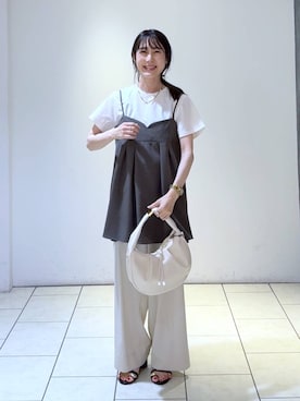 なかみさん（レディース・154cm）の春コーディネート
