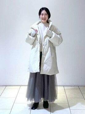 なかみさん（レディース・154cm）の冬コーディネート