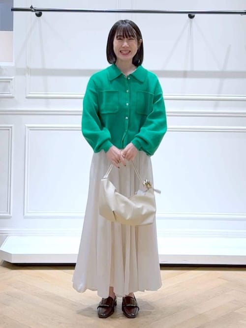 ハクプリントキリカエフレアスカート（スカート）｜A part by