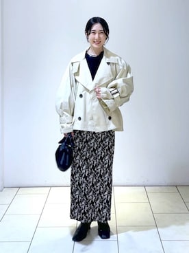 なかみさん（レディース・154cm）の春コーディネート