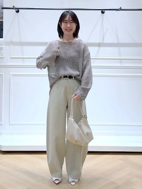なかみさん(レディース・154cm)の春コーディネート