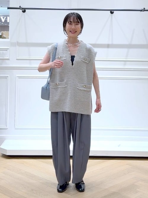 スラックスコクーンボリュームパンツ（スラックス）｜A part by