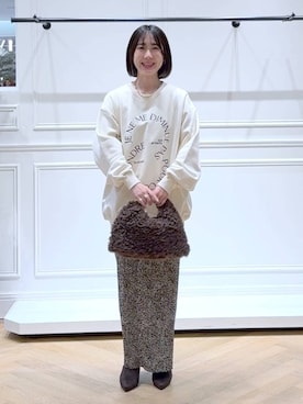 なかみさん(レディース・154cm)の冬コーディネート