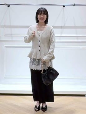 なかみさん（レディース・154cm）の春コーディネート