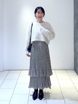 なかみさん（レディース・154cm）の冬コーディネート