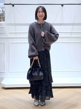 なかみさん（レディース・154cm）の冬コーディネート