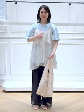 なかみさん(レディース・154cm)の夏コーディネート