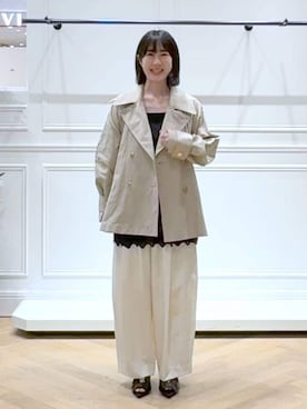 なかみさん（レディース・154cm）の春コーディネート