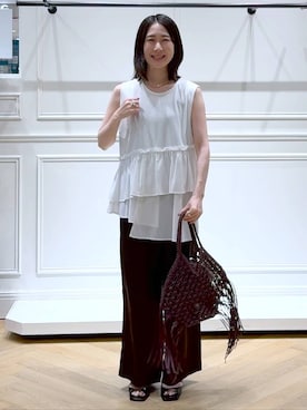 なかみさん（レディース・154cm）の夏コーディネート