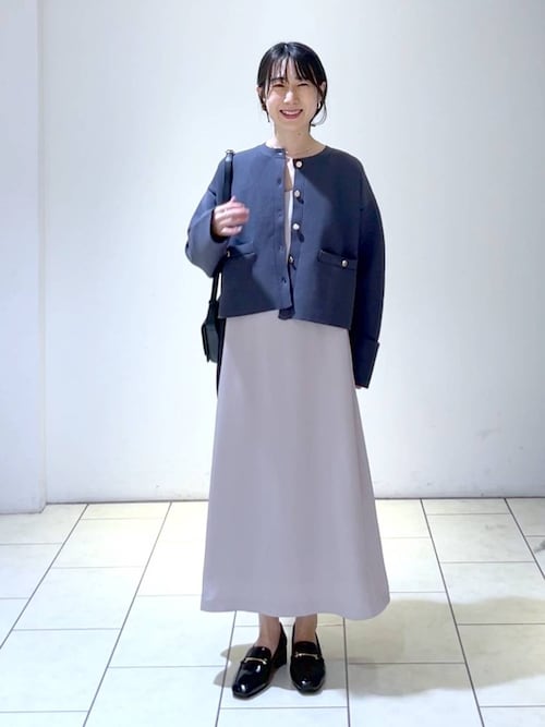 セール】キンボタンクルーカーディガン_長袖（カーディガン