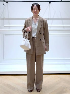 なかみさん（レディース・154cm）の秋コーディネート