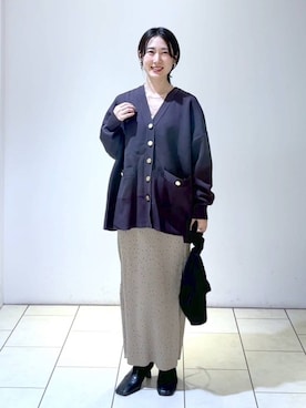 なかみさん（レディース・154cm）の冬コーディネート