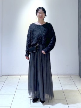 「A part by（アパートバイ）のアイテム（シューズ）」を使った、なかみさん（レディース・154cm）の秋コーディネート