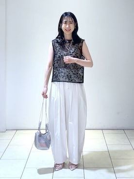 なかみさん(レディース・154cm)の夏コーディネート