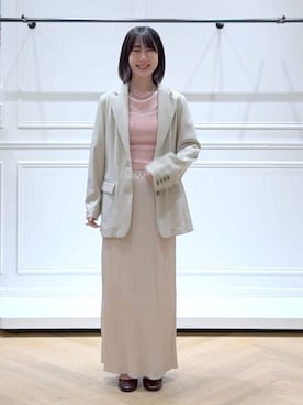 なかみさん（レディース・154cm）の春コーディネート