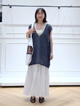 なかみさん（レディース・154cm）の春コーディネート