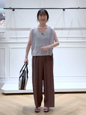 「A part by（アパートバイ）のアイテム」を使った、なかみさん（レディース・154cm）の夏コーディネート