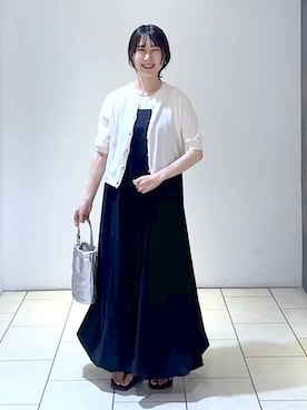 「muleboy（ミュールボーイ）のアイテム」を使った、なかみさん（レディース・154cm）の夏コーディネート