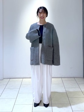 「A part by（アパートバイ）のアイテム（シューズ）」を使った、なかみさん（レディース・154cm）の秋コーディネート