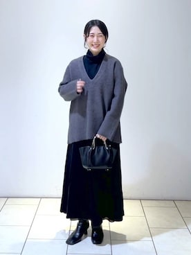 なかみさん(レディース・154cm)の冬コーディネート