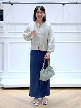 なかみさん(レディース・154cm)の春コーディネート