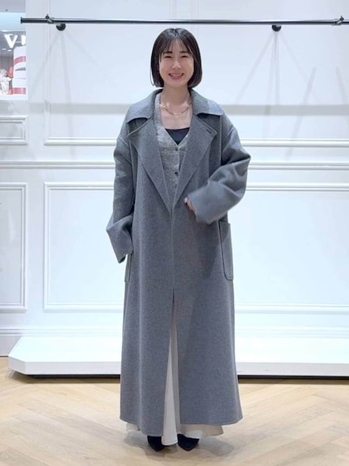 カシープ3WAYスタンドロングコート（ステンカラーコート）｜A part by