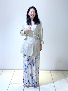 なかみさん（レディース・154cm）の春コーディネート