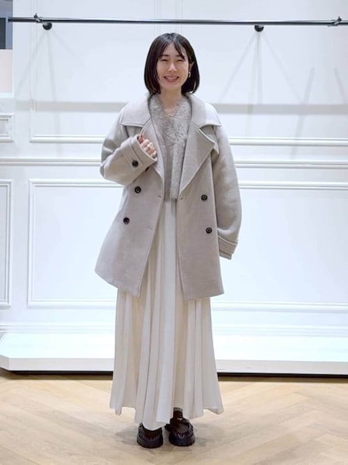 セール】スーパー100 2WAYコート（ピーコート）｜A part by（アパート