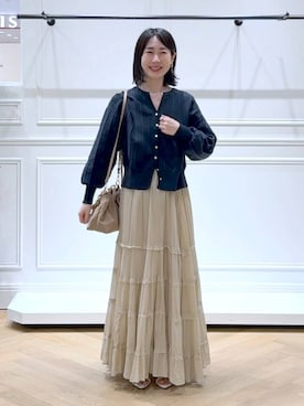 なかみさん(レディース・154cm)の春コーディネート