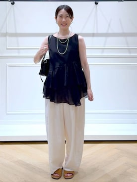 なかみさん（レディース・154cm）の夏コーディネート