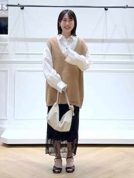 なかみさん(レディース・154cm)の春コーディネート