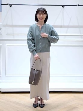 なかみさん（レディース・154cm）の春コーディネート