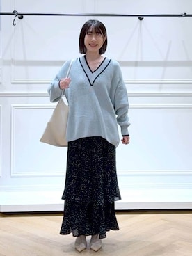 なかみさん（レディース・154cm）の春コーディネート