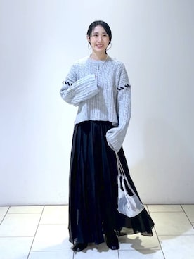 なかみさん(レディース・154cm)の冬コーディネート