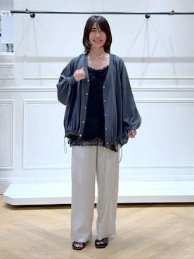 なかみさん(レディース・154cm)の春コーディネート