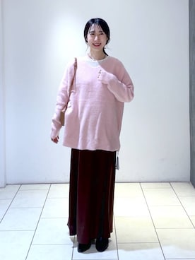 なかみさん（レディース・154cm）の冬コーディネート