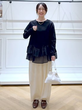 なかみさん（レディース・154cm）の秋コーディネート