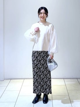 なかみさん(レディース・154cm)の冬コーディネート