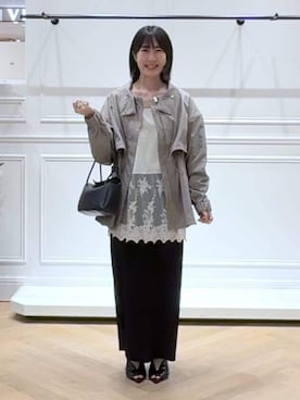 なかみさん（レディース・154cm）の春コーディネート