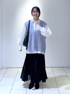 なかみさん（レディース・154cm）の秋コーディネート