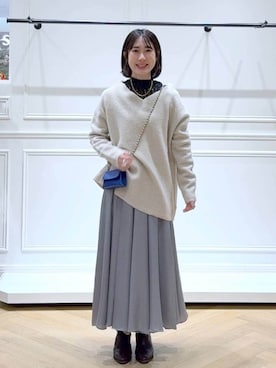 なかみさん（レディース・154cm）の冬コーディネート