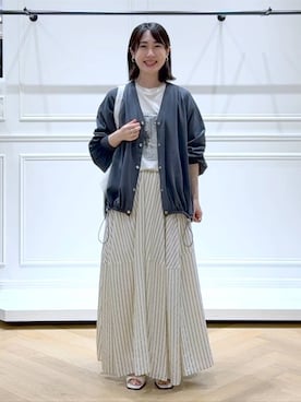 なかみさん(レディース・154cm)の春コーディネート