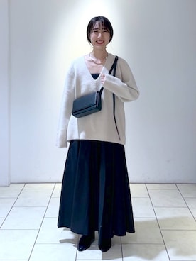 「A part by（アパートバイ）のアイテム（シューズ）」を使った、なかみさん（レディース・154cm）の秋コーディネート