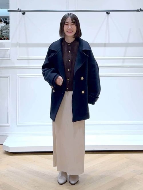 スーパー100 2WAYコート（ピーコート）｜A part by（アパートバイ）の