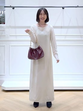 なかみさん(レディース・154cm)の冬コーディネート