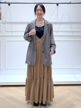 なかみさん(レディース・154cm)の秋コーディネート