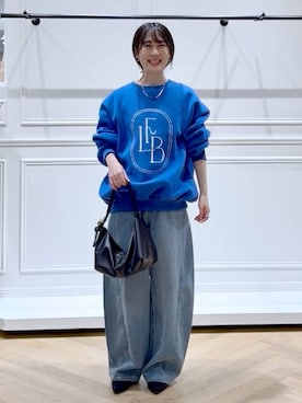 「LAKOLE（ラコレ）のアイテム」を使った、なかみさん（レディース・154cm）の秋コーディネート